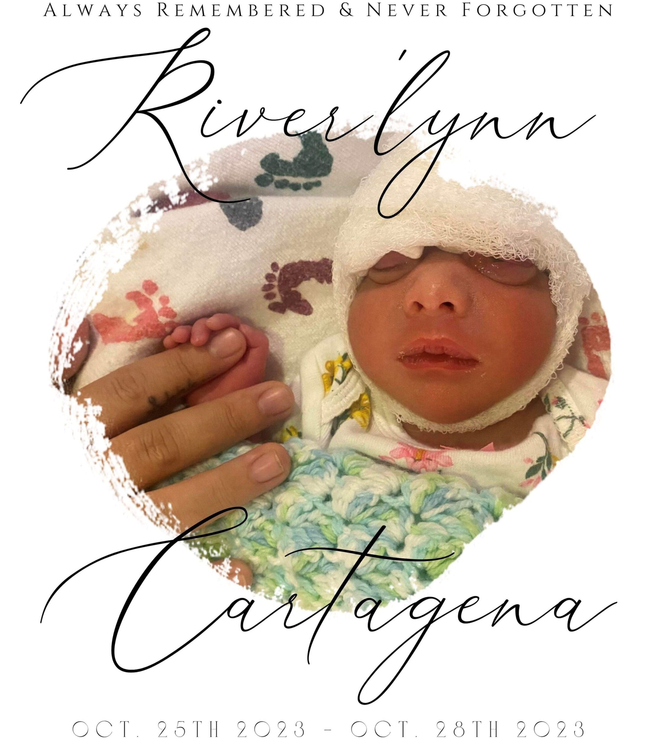 The Funeral Service for River'lynn Cartagena 11/18/23 2 p.m.